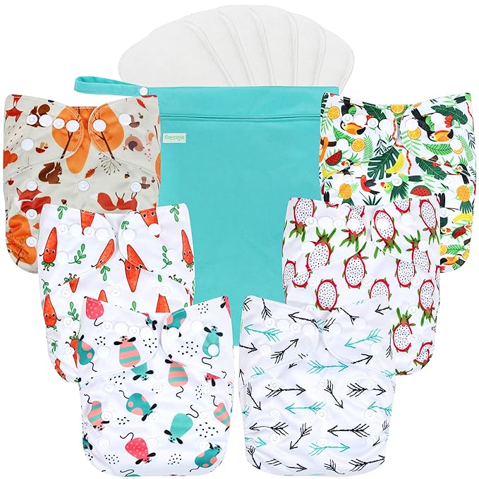 wegreeco Cloth Diapers 6 Pack by wegreeco