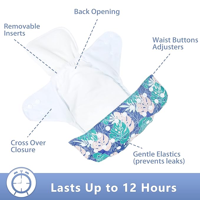 Leekalos Cloth Diapers Reusable - Image 3