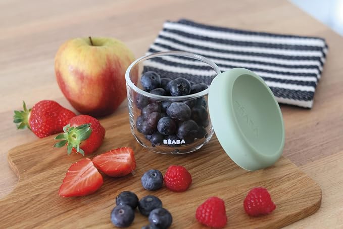 BEABA 5 oz Glass Baby Food Jars - Image 6