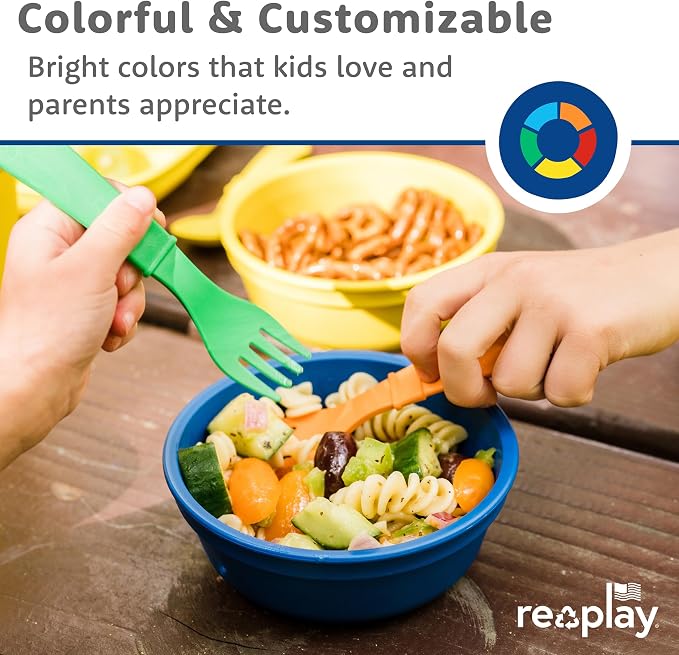 Re-Play Toddler Forks and Spoons Set - Image 2
