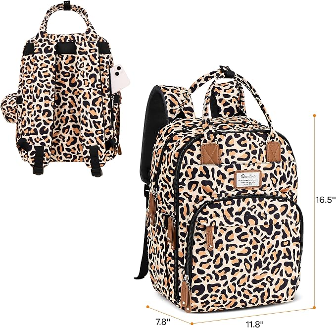 RUVALINO Diaper Bag Backpack-Multifunction Baby Travel Bag - Image 8