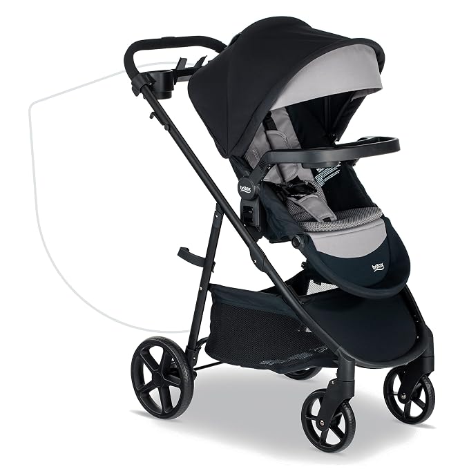 Britax Brook+ Modular Baby Stroller, Ultra-Lightweight Infant and Toddler by Britax