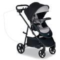 Britax Brook+ Modular Baby Stroller, Ultra-Lightweight Infant and Toddler by Britax