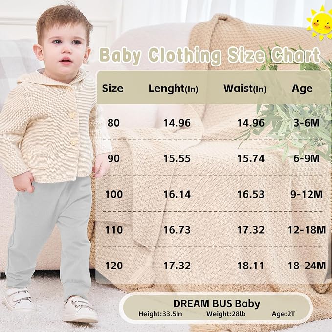 DREAM BUS Pack of 3 Toddler Jogger Pants - Image 6