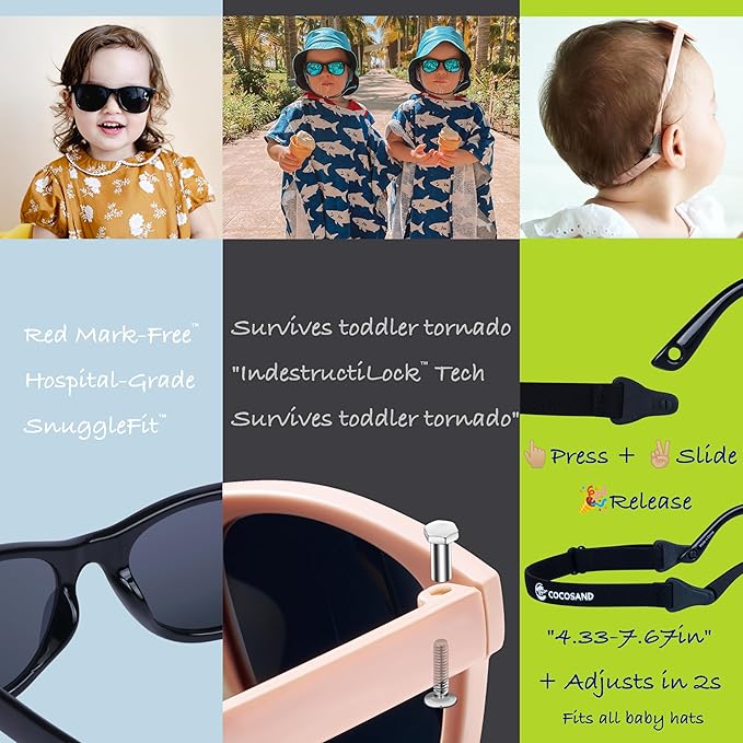 COCOSAND Flexible Baby Sunglasses - Image 6