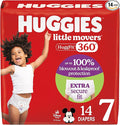Huggies Size 7 Baby Diapers, Little Movers HuggFit 360° Baby Diapers by Huggies%C2%AE