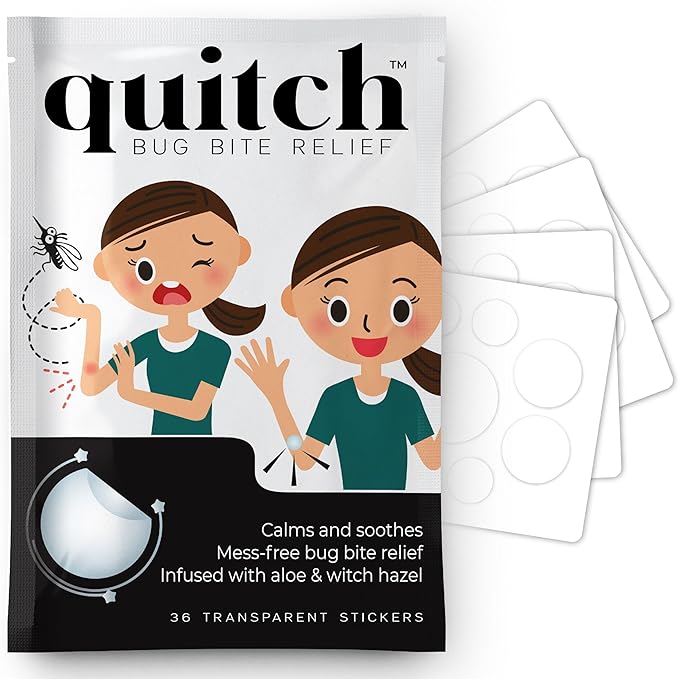 quitch Bug Bite Itch Relief Patch FSA Eligible, Summer Travel Essentials by Quitch