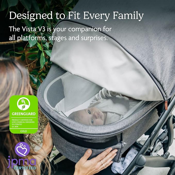 UPPAbaby Vista V3 Stroller + Bassinet V3 - Image 3