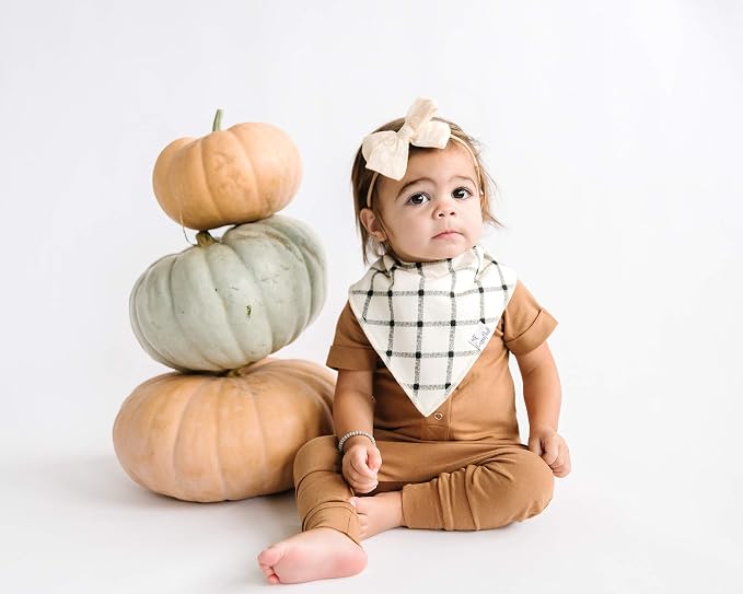 Copper Pearl 4 Pack Soft Cotton Baby Bibs - Image 4