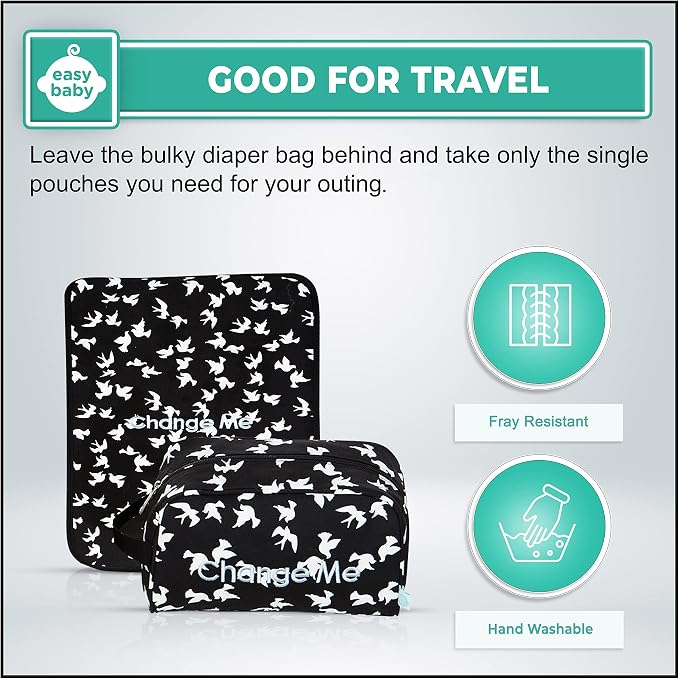Easy Baby - Diaper, and Supplies - Organizer Pouches and Changing Pad - Change - Image 6