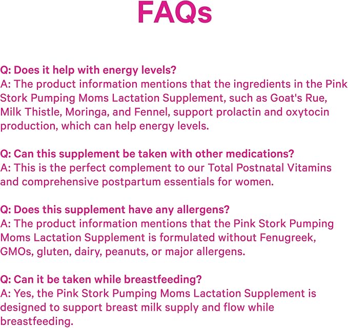 Pink Stork Pumping Moms Lactation Supplement - Image 9