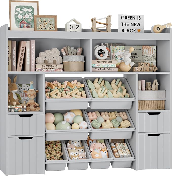 HORSTORS 55" W Toy Storage Organizer by HORSTORS