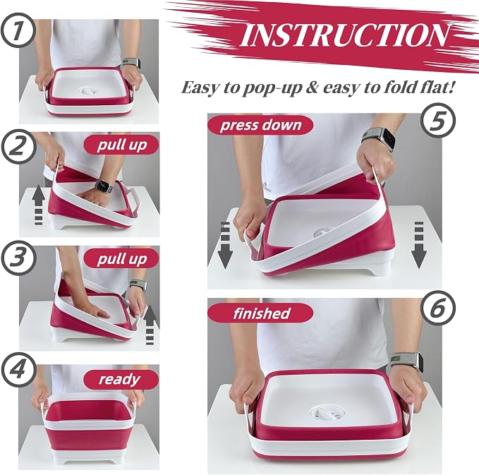 Collapsible Wash Basin for Baby Bottles - Image 4