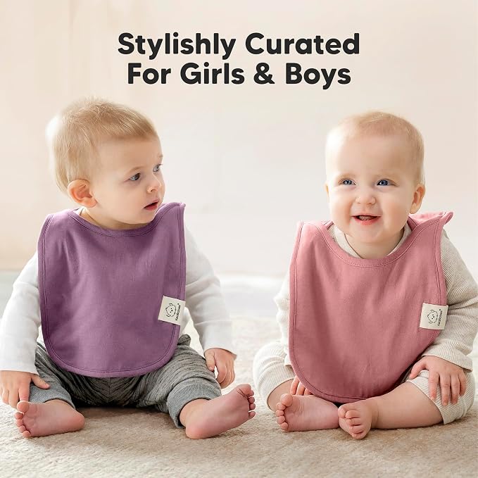 KeaBabies 8-Pack Baby Bibs for Boys, Girls - Image 7