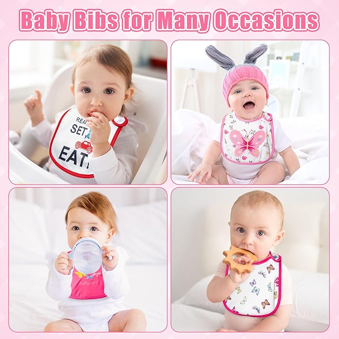 Cotton Waterproof Baby Bibs - Image 6