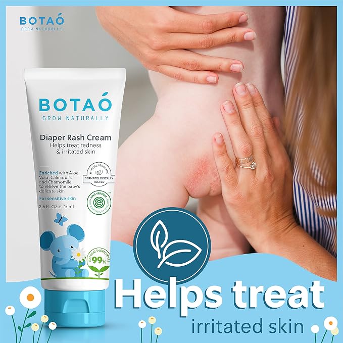 Baby's Natural Diaper Cream | Organic Diaper Cream EWG Verified | Naturally - Image 3