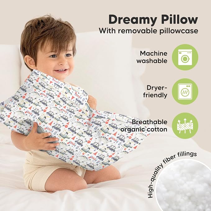Toddler Pillow with Pillowcase - Image 4