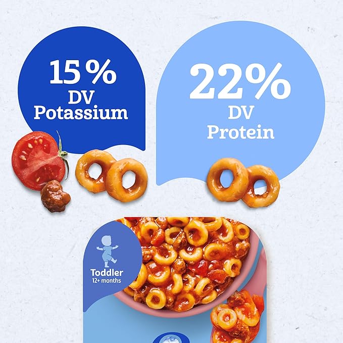 Gerber Toddler Food, Spaghetti Rings in Meat Sauce, Mealtime - Image 5