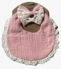 Baby Girl Gift Set, Muslin BoHo Bib by Unknown