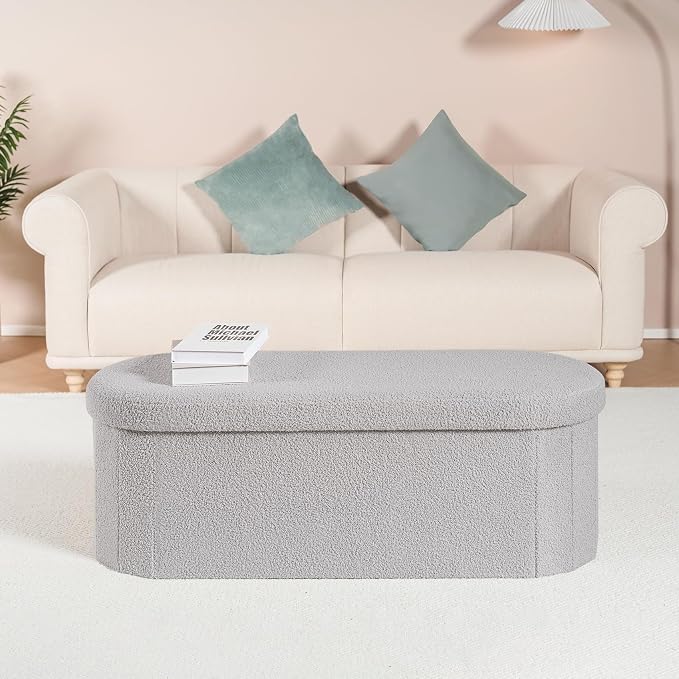 B FSOBEIIALEO Ottoman with Storage - Image 7