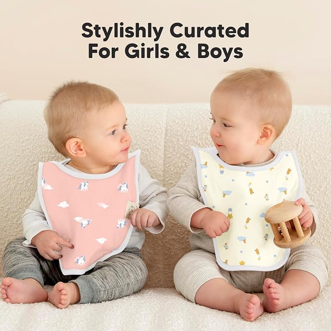 8-Pack Baby Bibs for Boys, Girls - Image 7