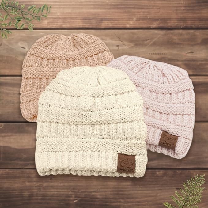 3-Pack Baby Beanies for Boys, Girls - Image 9