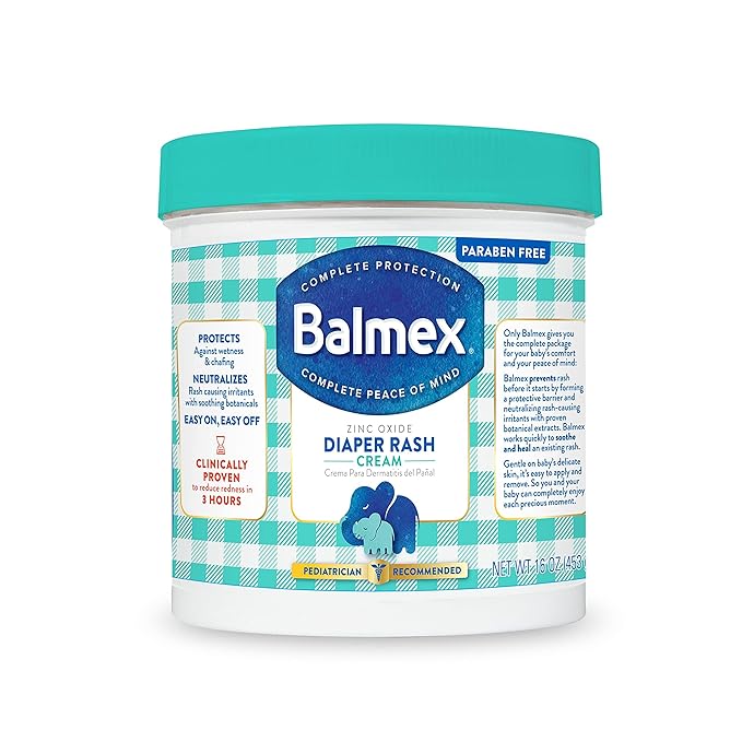 Balmex Complete Protection Daily Baby Diaper Rash Cream, Clinically Proven To by Balmex