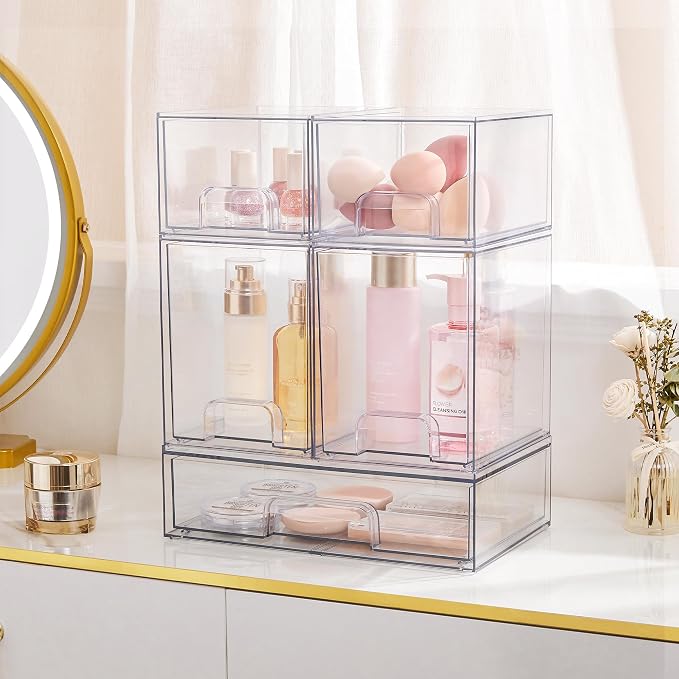 Vtopmart Stackable Storage Drawers Set of 5, Pantry Organization - Image 9