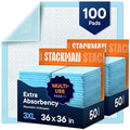 Chucks Pads Disposable Adult Incontinence Underpads 36"x36" XXXL Bed Pads – by StackMan