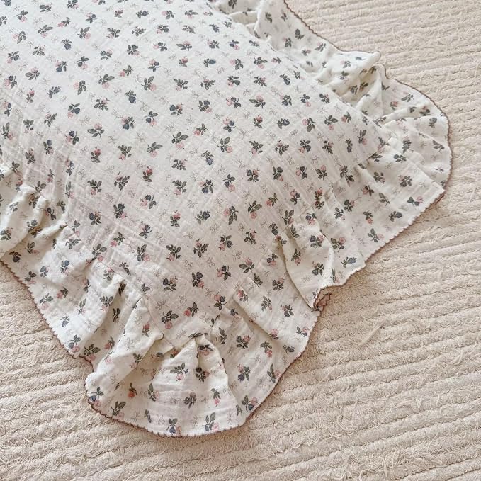 BuLuTu Chic Bellflower Pink Toddler Pillowcase - Image 5