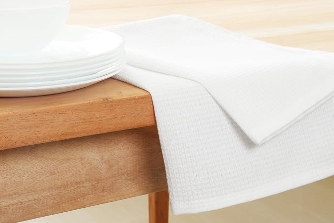 PurpleEssences Waffle Weave Kitchen Towel, 100% Cotton - Image 4