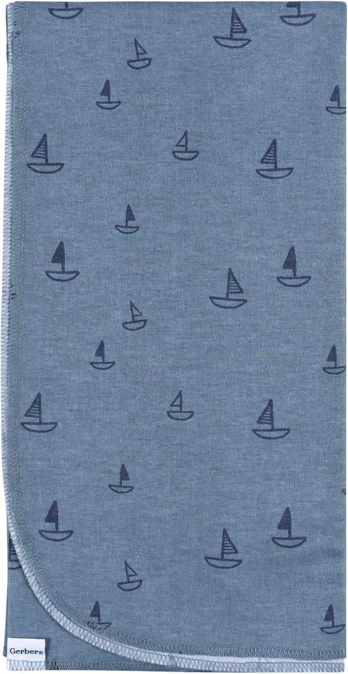 Gerber Unisex Baby 100% Cotton Flannel Receiving Blankets 30x30 Inches - Image 6
