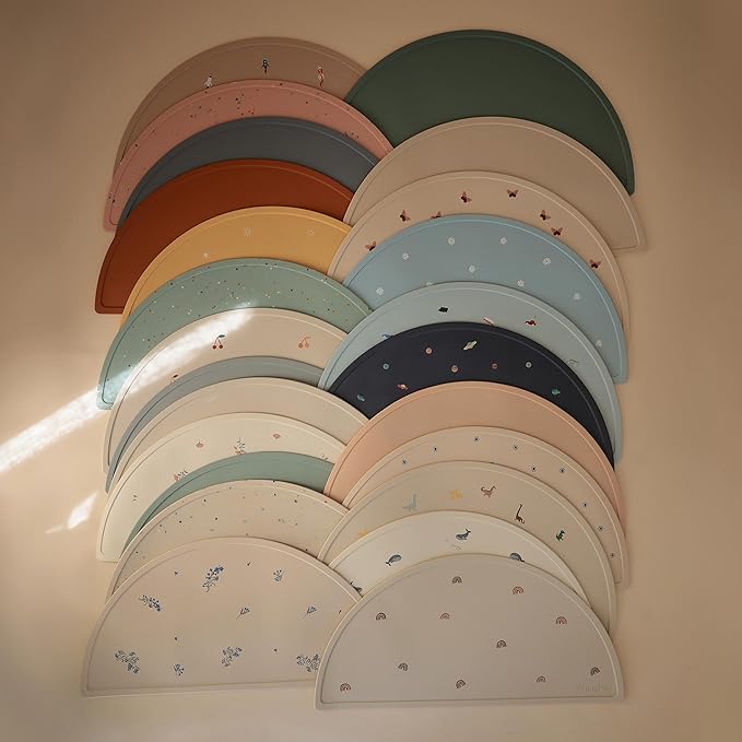 mushie Silicone Placemat for Kids | BPA-Free Non-Slip Design - Image 6