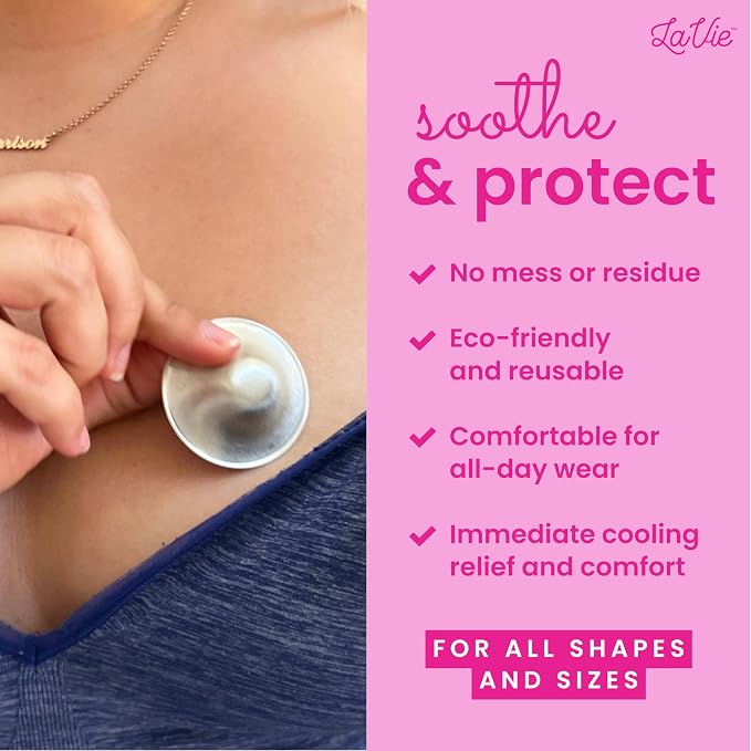 LaVie Silver Nursing Cups, Soothing Protection - Image 5