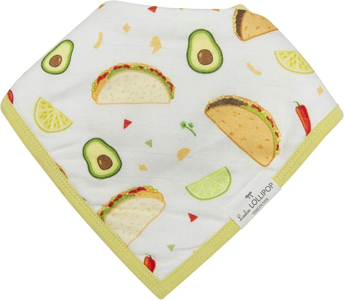 Loulou Lollipop Muslin Bandana Bib Drool Bib Set - Image 4