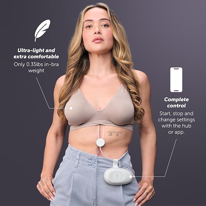 Elvie Stride 2 Hospital-Grade, App-Controlled Double Breast Pump - Image 5