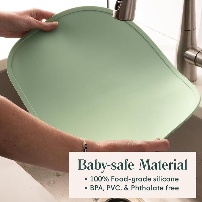 Simka Rose Silicone Baby Placemats That Stick to Table - Image 4