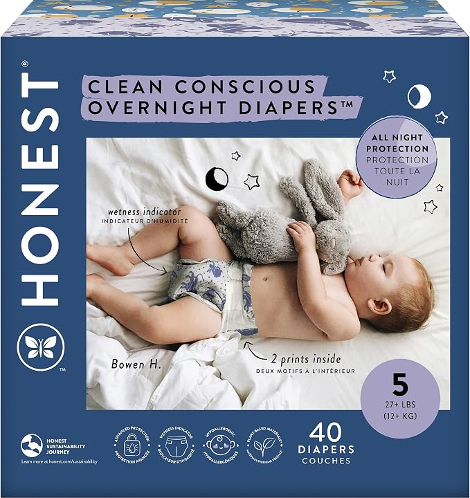 The Honest Company Clean Conscious Overnight Diapers by TheHonestCompany