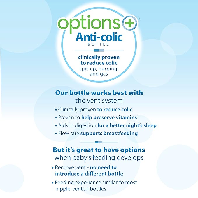 Dr. Brown's Anti-Colic Options+ Wide-Neck Sippy Bottle Starter Kit, - Image 6