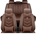 Leather Car Seat Covers Fit for LR Range Rover Evoque 2019-2025, 5 Seater by Unknown