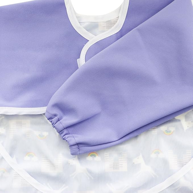 Infant Toddler Baby Waterproof Sleeved Bib, Bib - Image 5