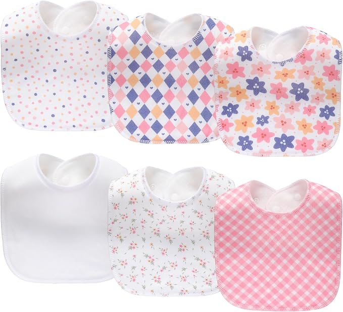 8 Pack Baby Bibs Unisex Adjustable by Unknown