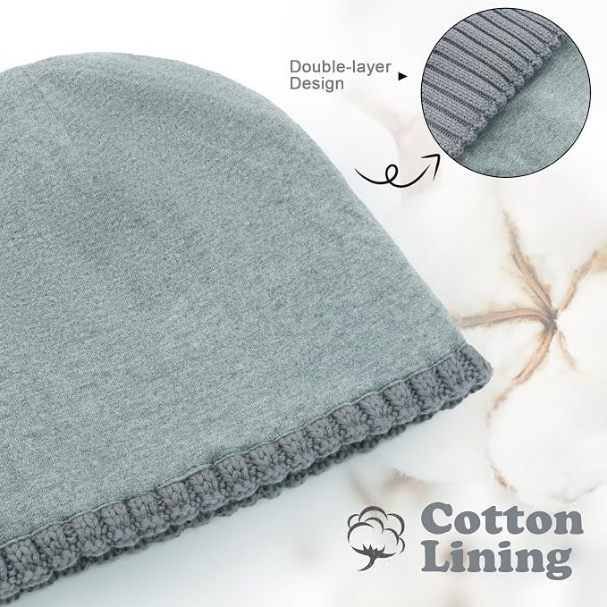 Toddler Boy Winter Beanie Baby Knit Hat Warm Girl Beanies Newborn Cute Hats - Image 4