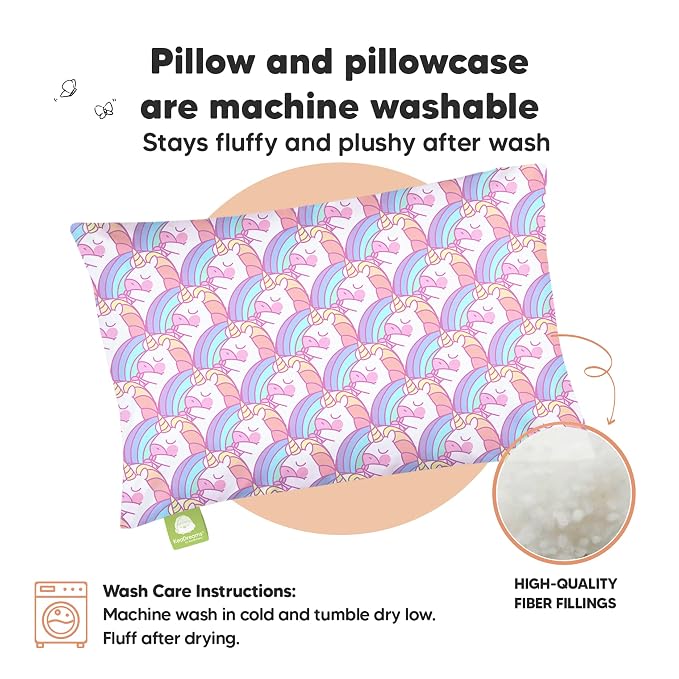 Toddler Pillow with Pillowcase - Image 4