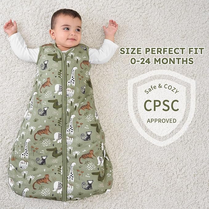 Yoofoss Baby Sleep Sack 18-24 Months, TOG 2.5 Baby Wearable Blanket - Image 6