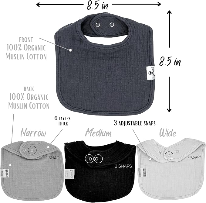 DiaperSquad's Baby Bibs for Drooling and Teething, Bibs for Boys, Baby Girl - Image 4