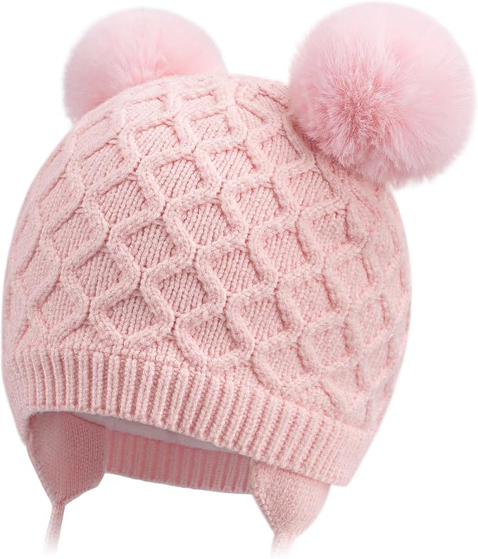Labeol Baby Hats, Soft Warm Winter Knit Baby Beanie Hat by Labeol