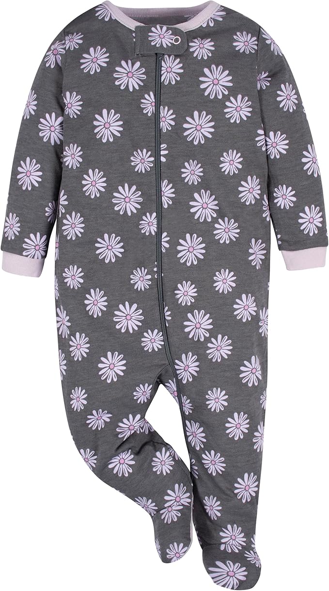Gerber Baby Girls 4 Pack Sleep 'N Play Footie - Image 5