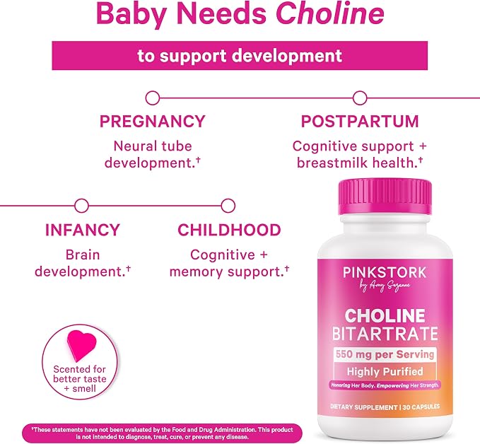 Pink Stork Choline - Image 2