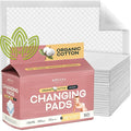 Organic Cotton Disposable Changing Pad Liners | XL-Large Hypoallergenic Super by Modera